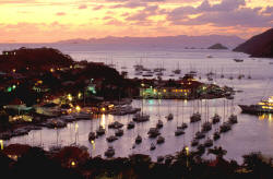 St..Barts.Gustavia.Harbor.twilight.ship